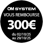 300€ remboursés pour l'achat d'un OM-1 II jusqu'au 29 octobre