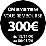 300€ remboursés pour l'achat de cet objectif OM System jusqu'au 6 janvier 2026