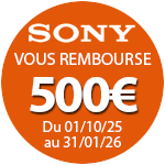 500€ remboursés pour l'achat d'un Alpha 7S III + optique éligible jusqu'au 31 janvier 2026