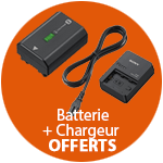 Chargeur BC-QZ1 + batterie NP-FZ100 offerts pour l'achat d'un Alpha 7C R jusqu'au 31 mai