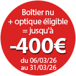 Jusqu'à 400€ de remise pour l'achat d'un R6 III + optique éligible du 6 au 31 mars