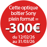 300€ de remise pour l'achat de cette optique Sony + boîtier éligible jusqu'au 31 mars