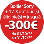 Jusqu'à 300€ de remise pour l'achat d'un Alpha 1 II + 1 à 3 objectifs éligible jusqu'au 31 décembre